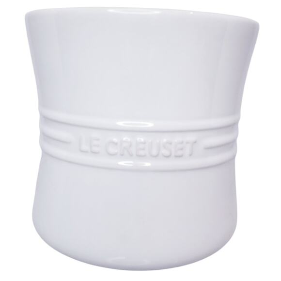 LE CREUSET White Stoneware Kitchen Utensil Crock 2.4L - Picture 1 of 13